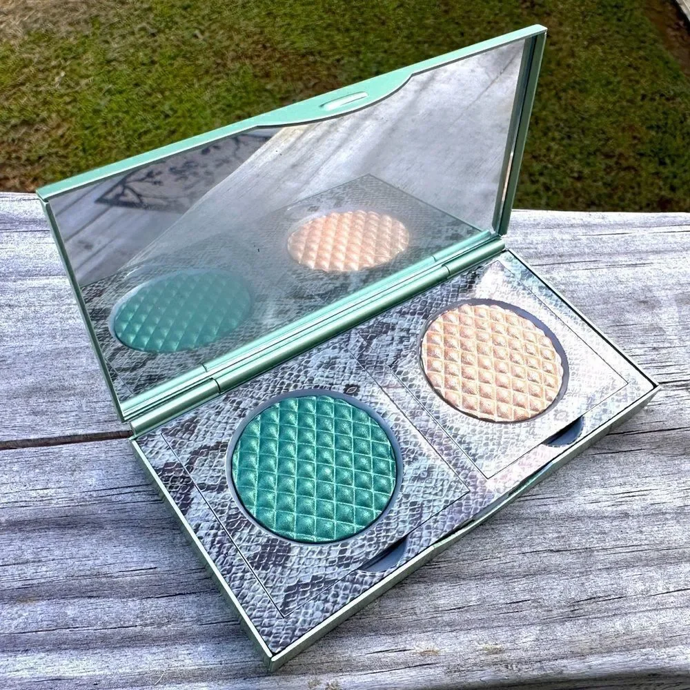 Mally Effortless Airbrush Eyeshadow Duo-Forest/Champagne with Brush (New…